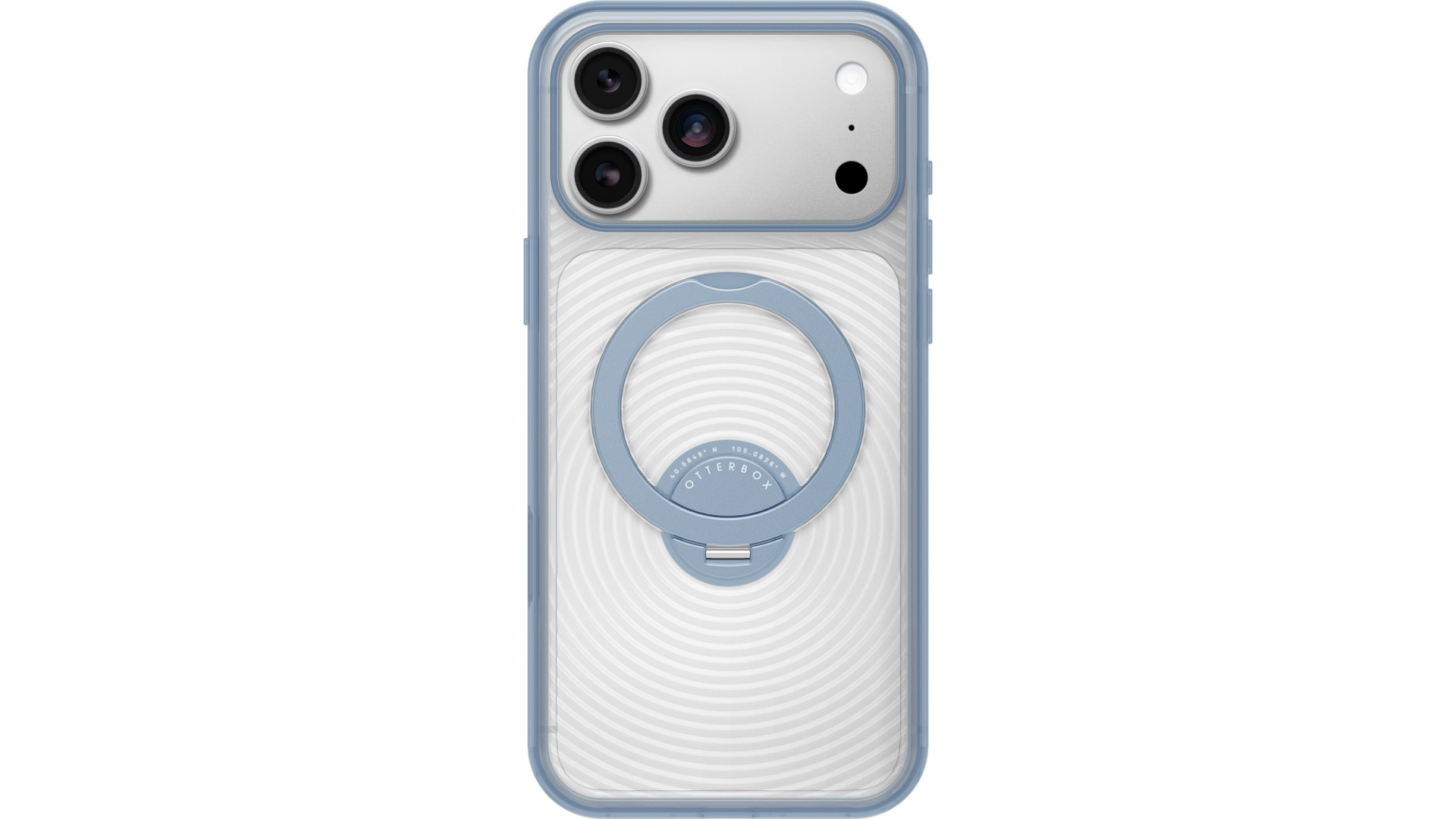 OtterBox Symmetry Series Stand MagSafe Case with Camera Control for iPhone 18 Pro Max - Clear/Blue