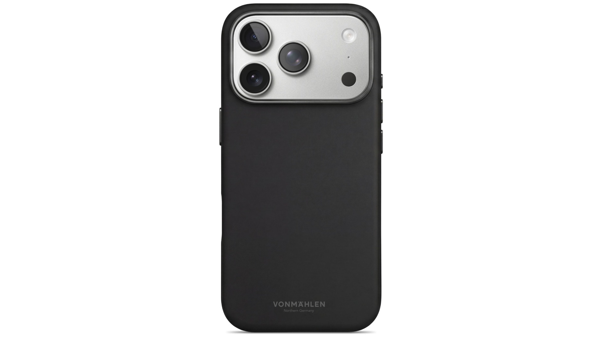 Vonmahlen Soft Silicone Case for iPhone 18 Pro - Black