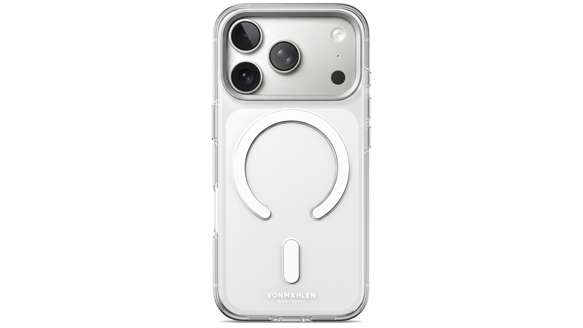 Vonmahlen Transparent Kickstand Case for iPhone 18 Pro - Clear