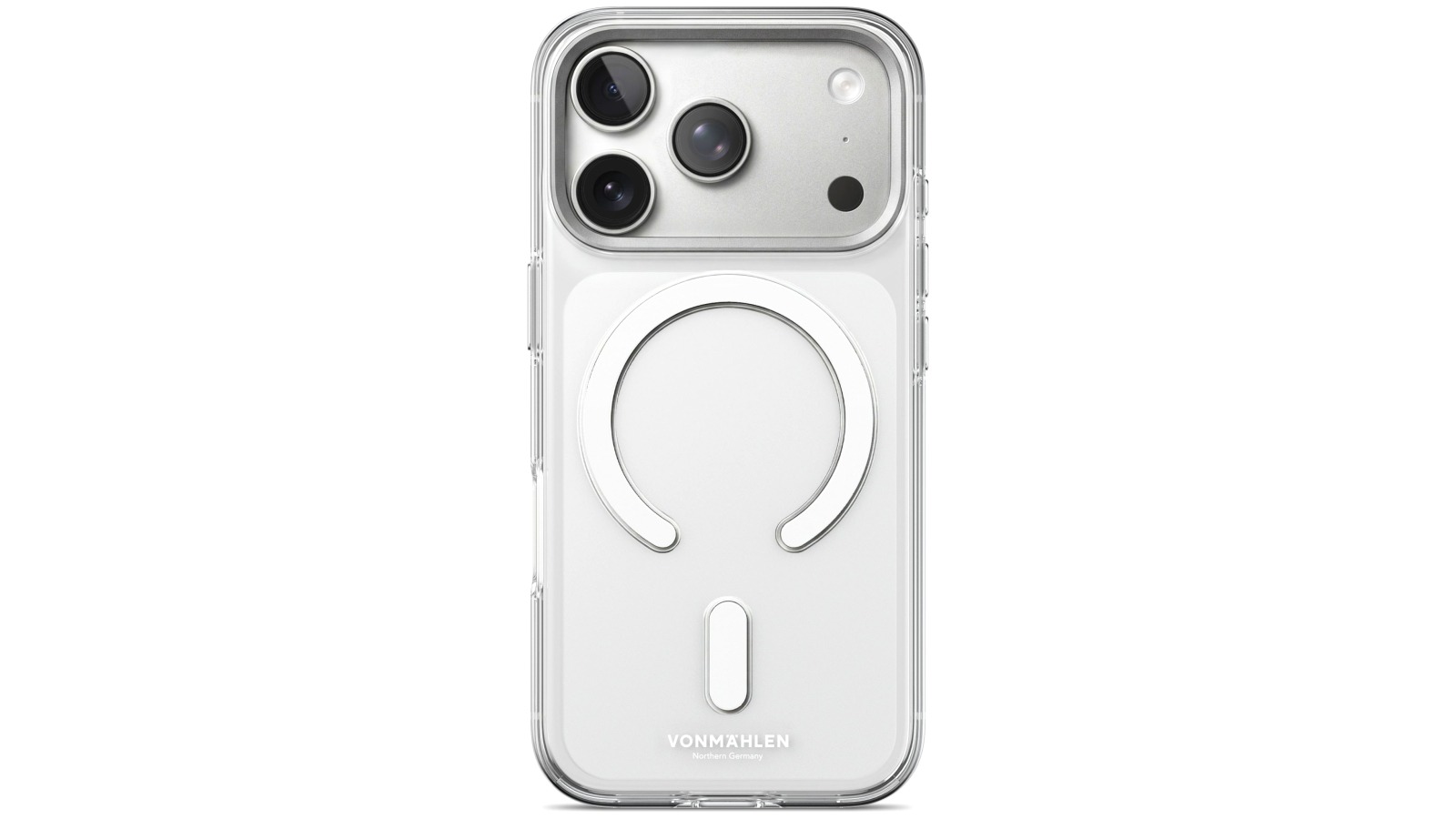 Vonmahlen Transparent Kickstand Case for iPhone 18 Pro Max - Clear