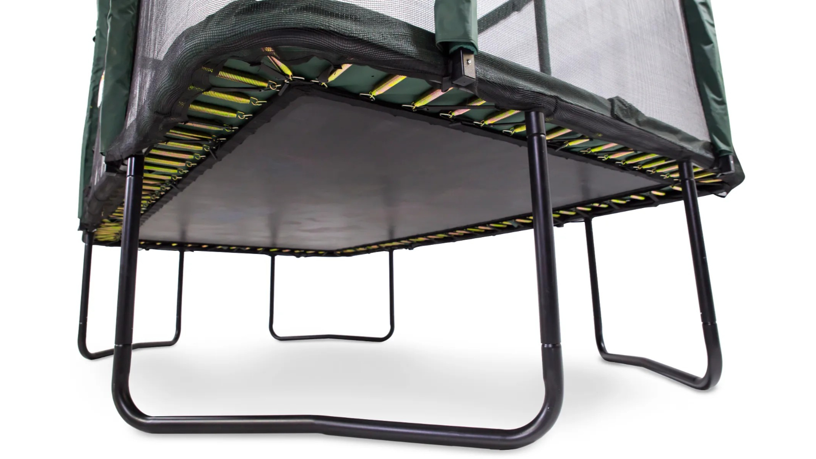 GeeTramp 8ft x 12ft Black Edition Force Rectangle Trampoline - Standard ...