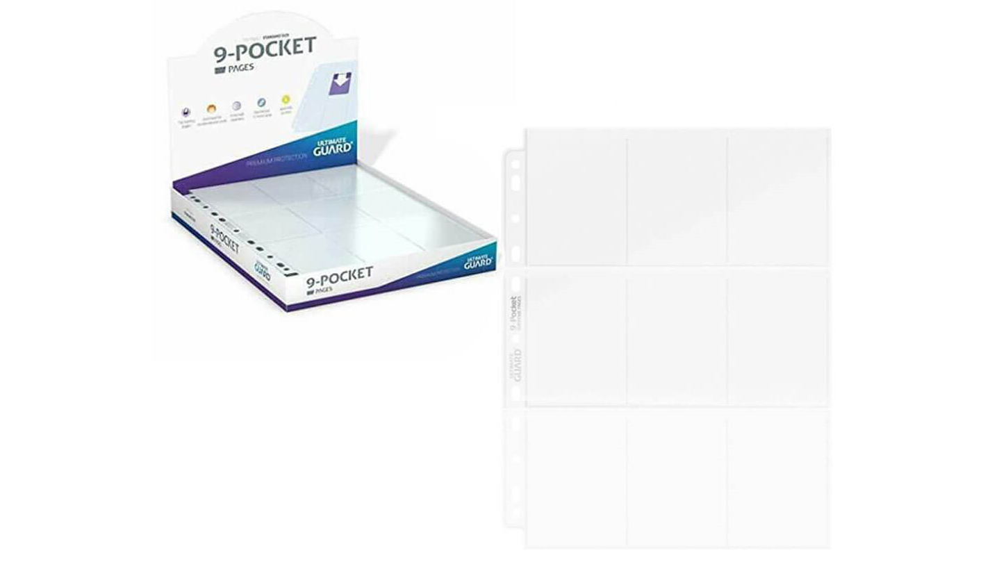 Ultimate Guard 9-Pocket Page Card Sleeve - 100 Pack