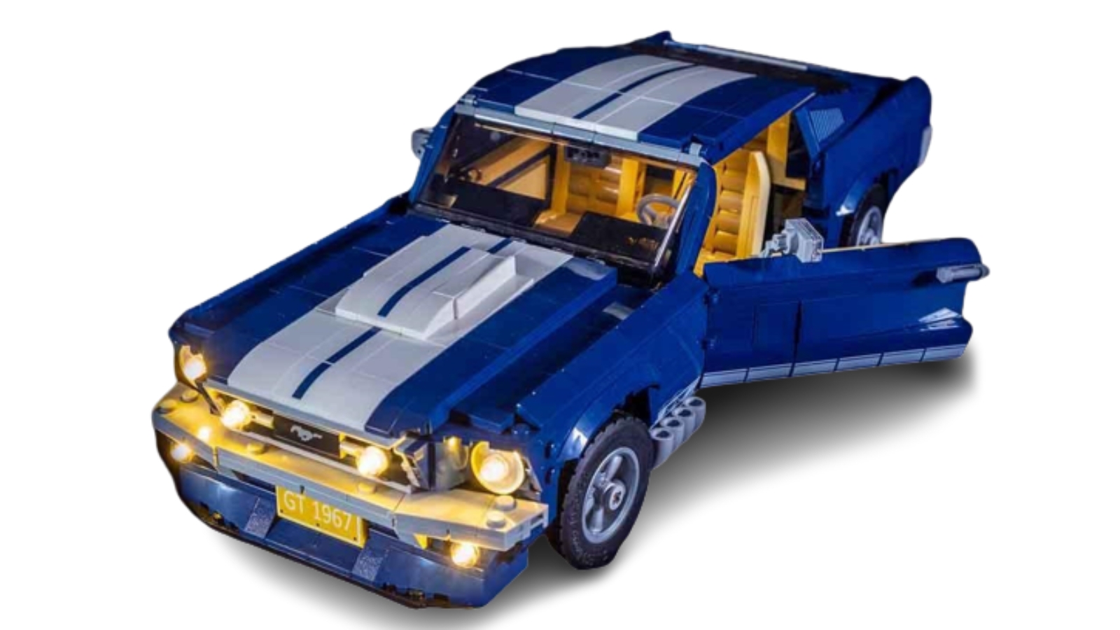 Bright Up Ford Mustang 10265 Lego Set with Lightailing Light Kits