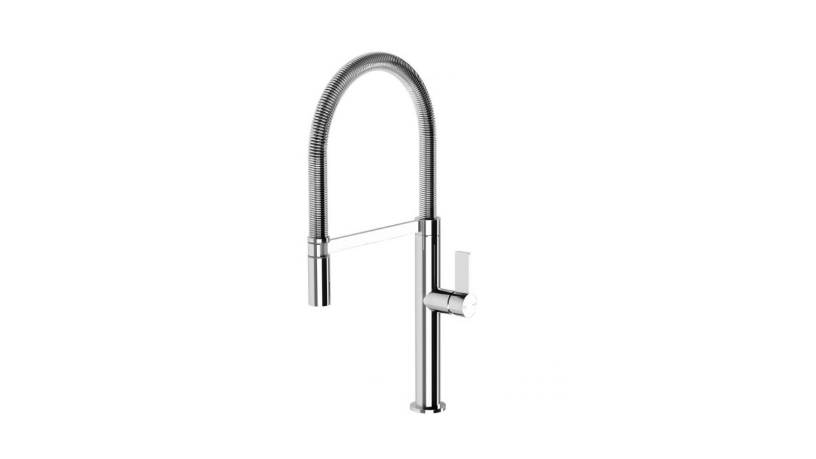 Phoenix Prize 220mm Flexible Coil Sink Mixer - Chrome