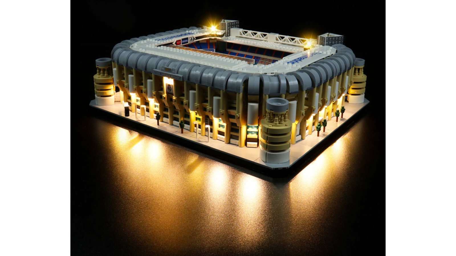 Brick Shine RGB Light kit for Lego Real Madrid Santiago Bernab u Stadium 10299