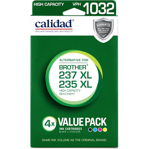 Calidad Brother LC-235XL/LC-237XL Value Pack Ink Cartridge