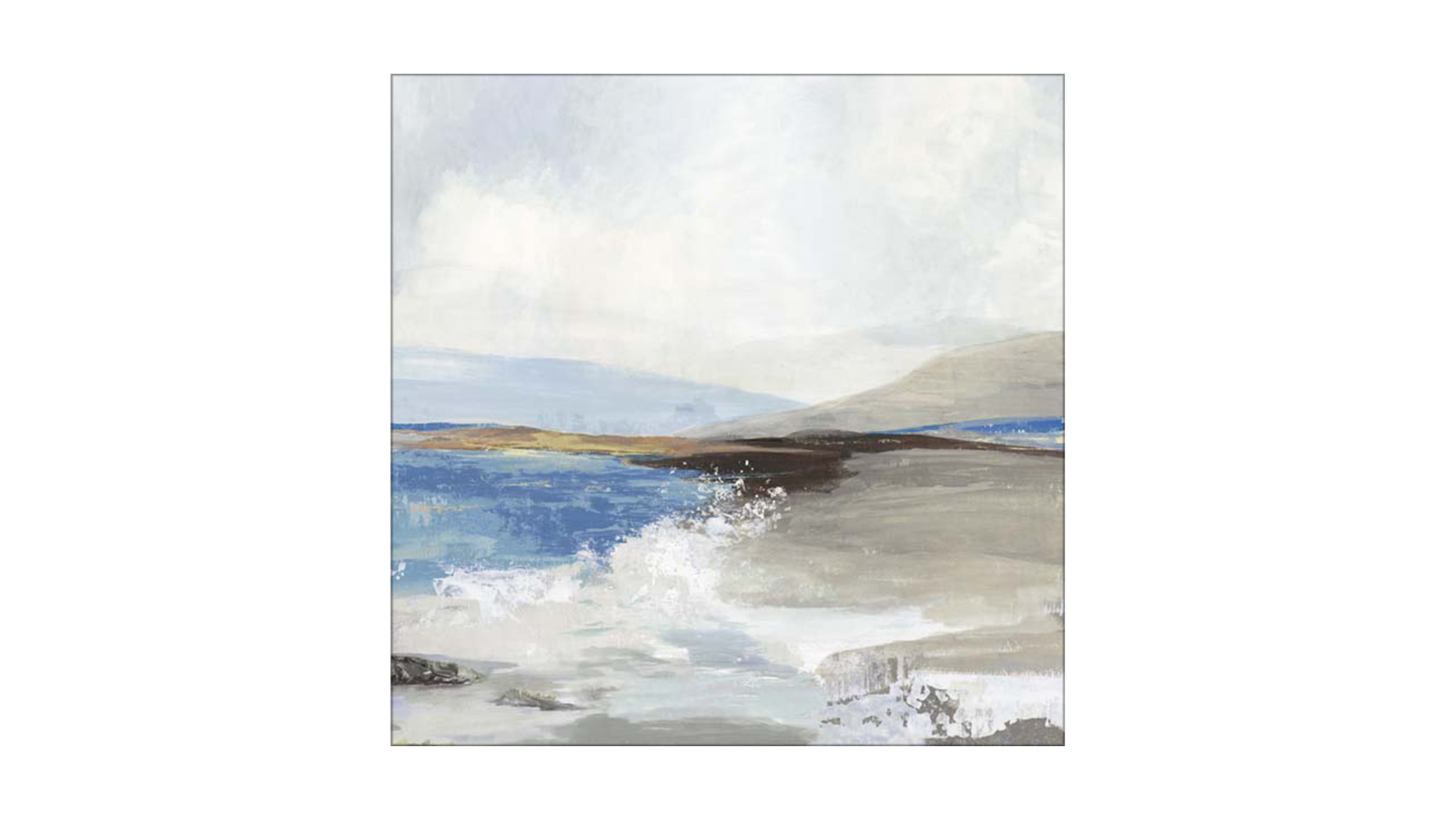 La Grolla Soft Sea II Unframed Canvas Wall Art