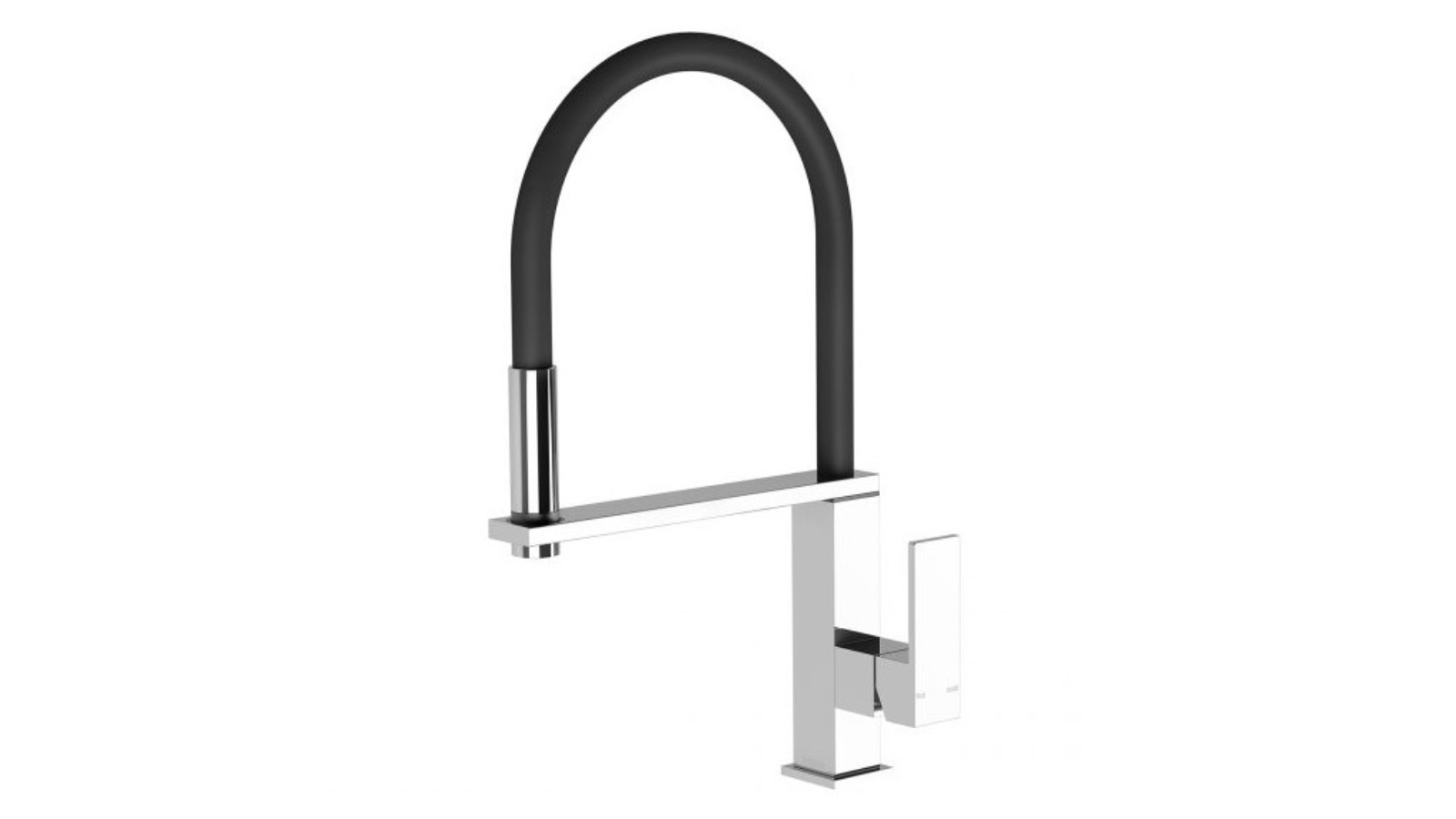 Phoenix Vezz 220mm Squareline Flexible Hose Sink Mixer - Chrome