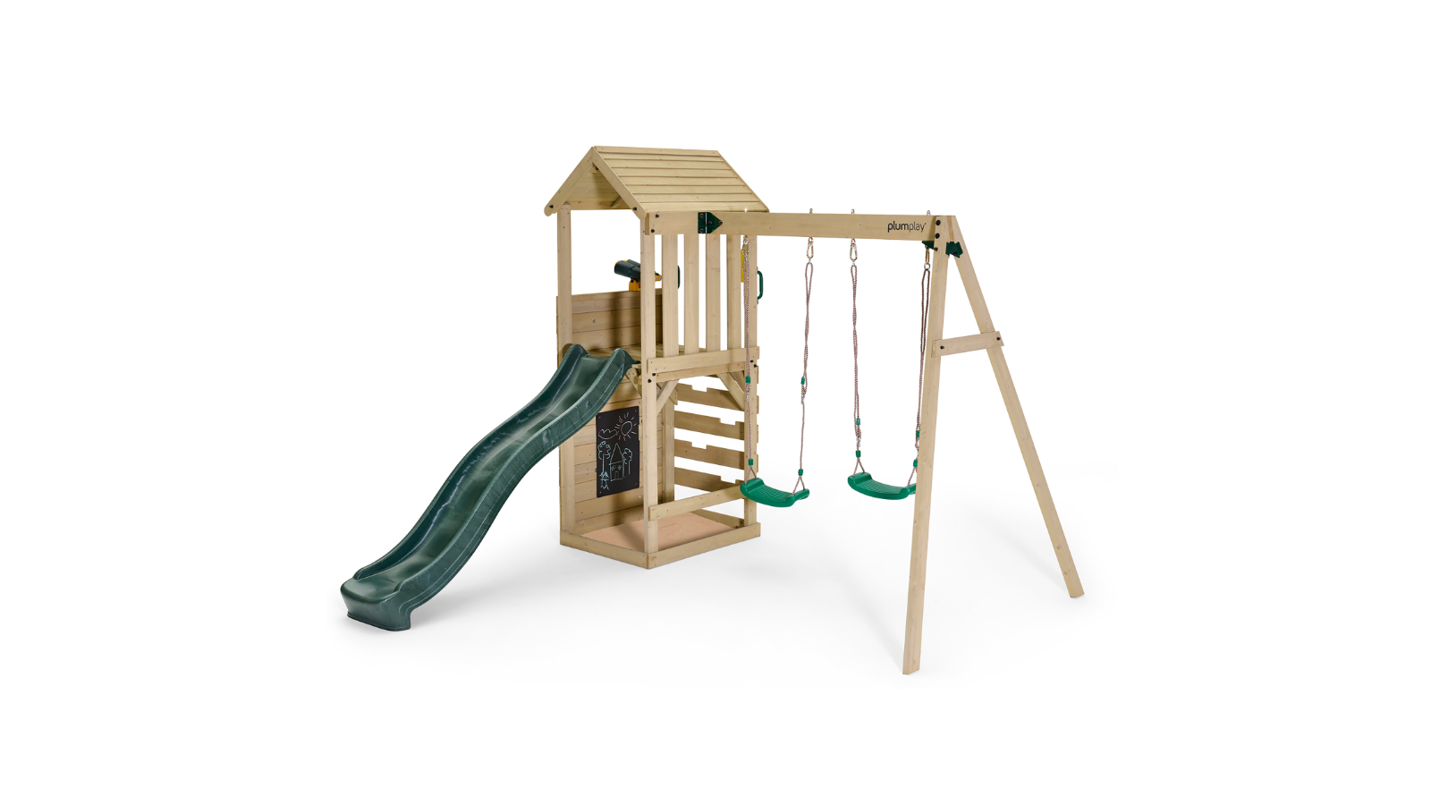 Plum Play Lookout Tower Play Centre with Swing Arm