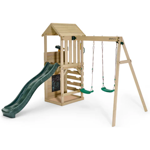 Plum Play Lookout Tower Play Centre with Swing Arm