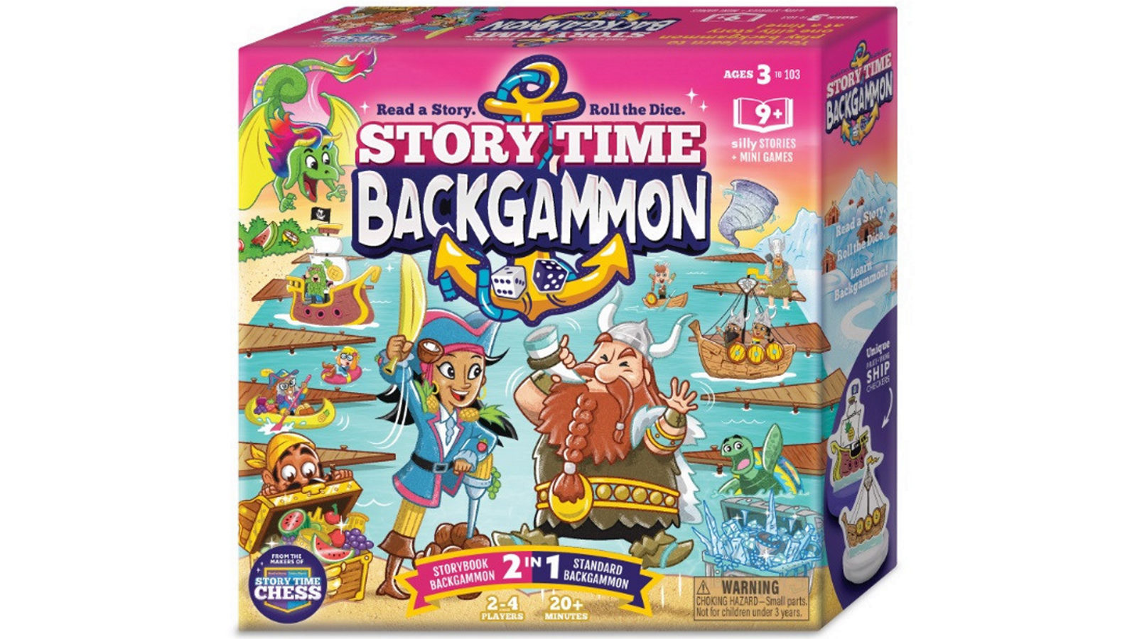 Story Time Backgammon Board Game