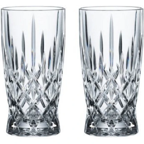 Nachtmann Noblese Set of 2 Barista Latte Macchiato Glass