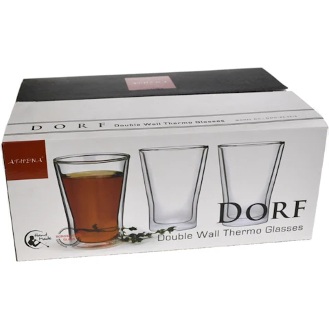 Dorf Set of 6 Double Wall Glass
