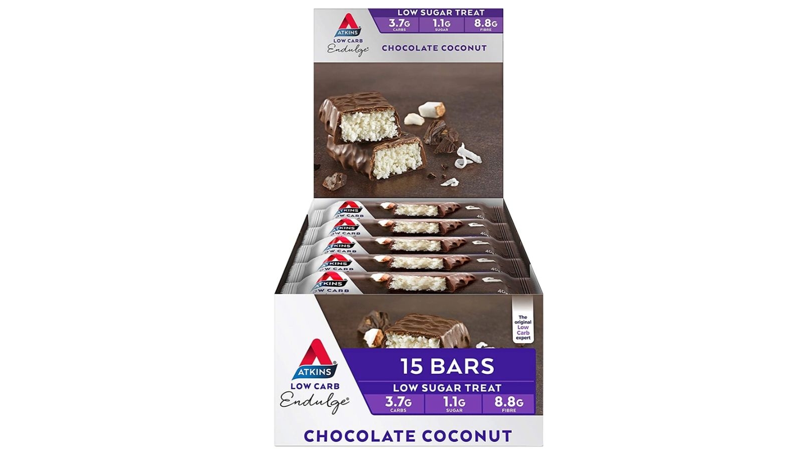 Atkins 40 grams Endulge Bar Chocolate Coconut - 15 Pieces