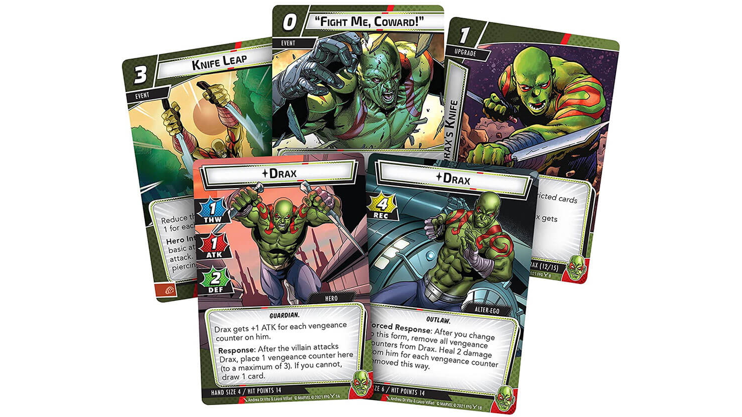 Marvel Champions Living Card Game - Drax Hero