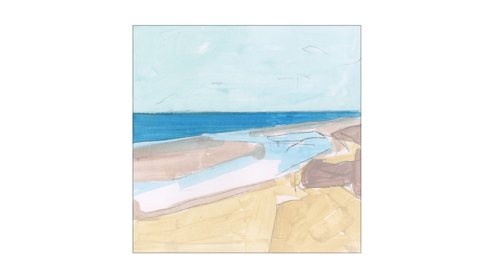 La Grolla Summer Beach Breeze Unframed Canvas Wall Art