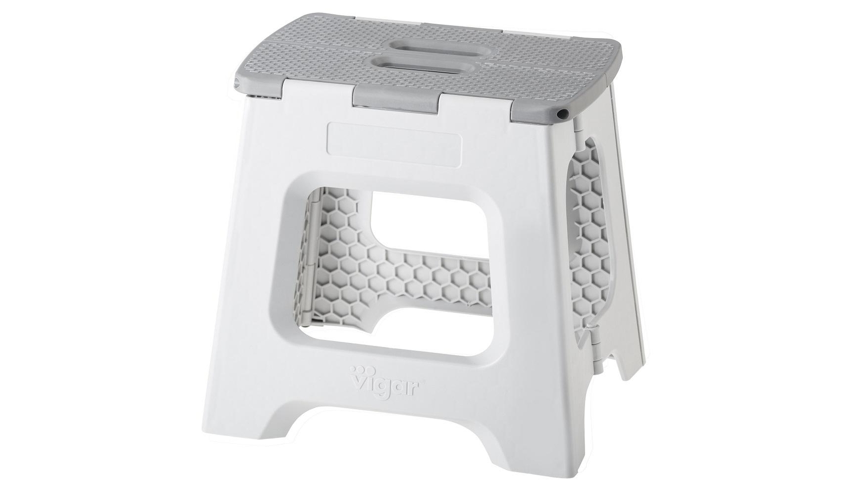 Vigar Folding Stool Grey - 40cm