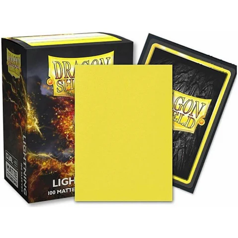 Dragon Shield Matte Sleeves Box of 100 - Yellow Ailia