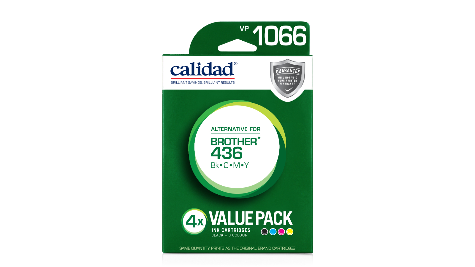 Calidad Brother LC-436 BCMY - Pack of 4 
