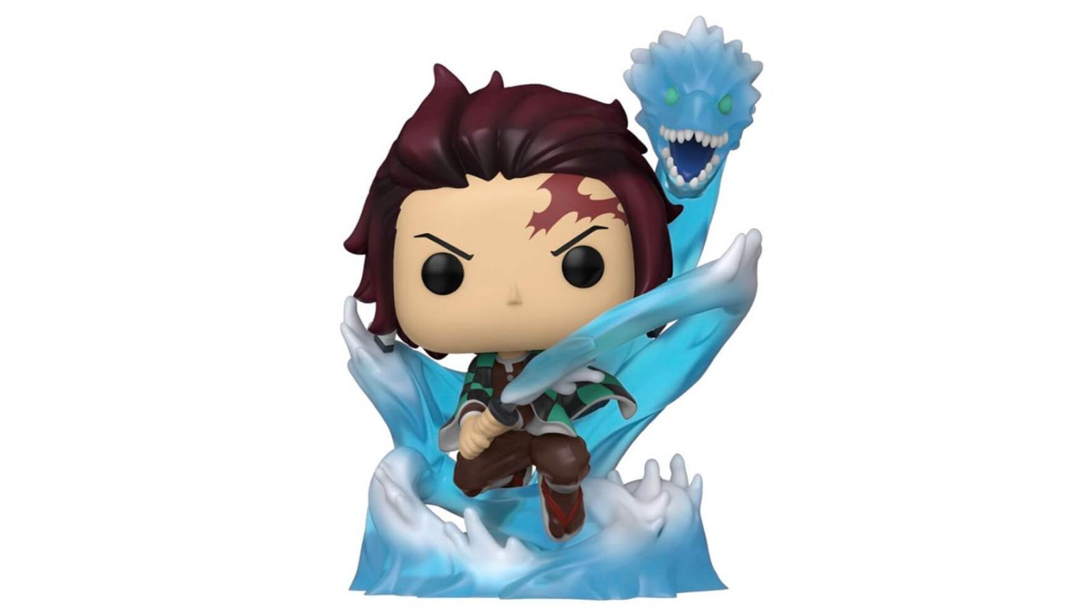 Demon Slayer Tanjiro with Dragon US Glow Translucent Pop Vinyl