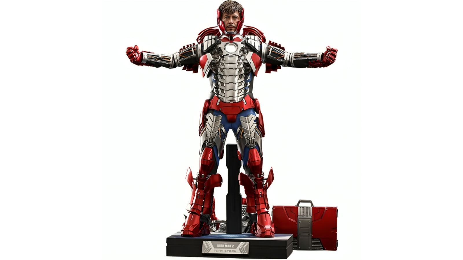 Marvel Iron Man 2 Tony Stark Mark V Deluxe 1:6 Action Figure - 12inch