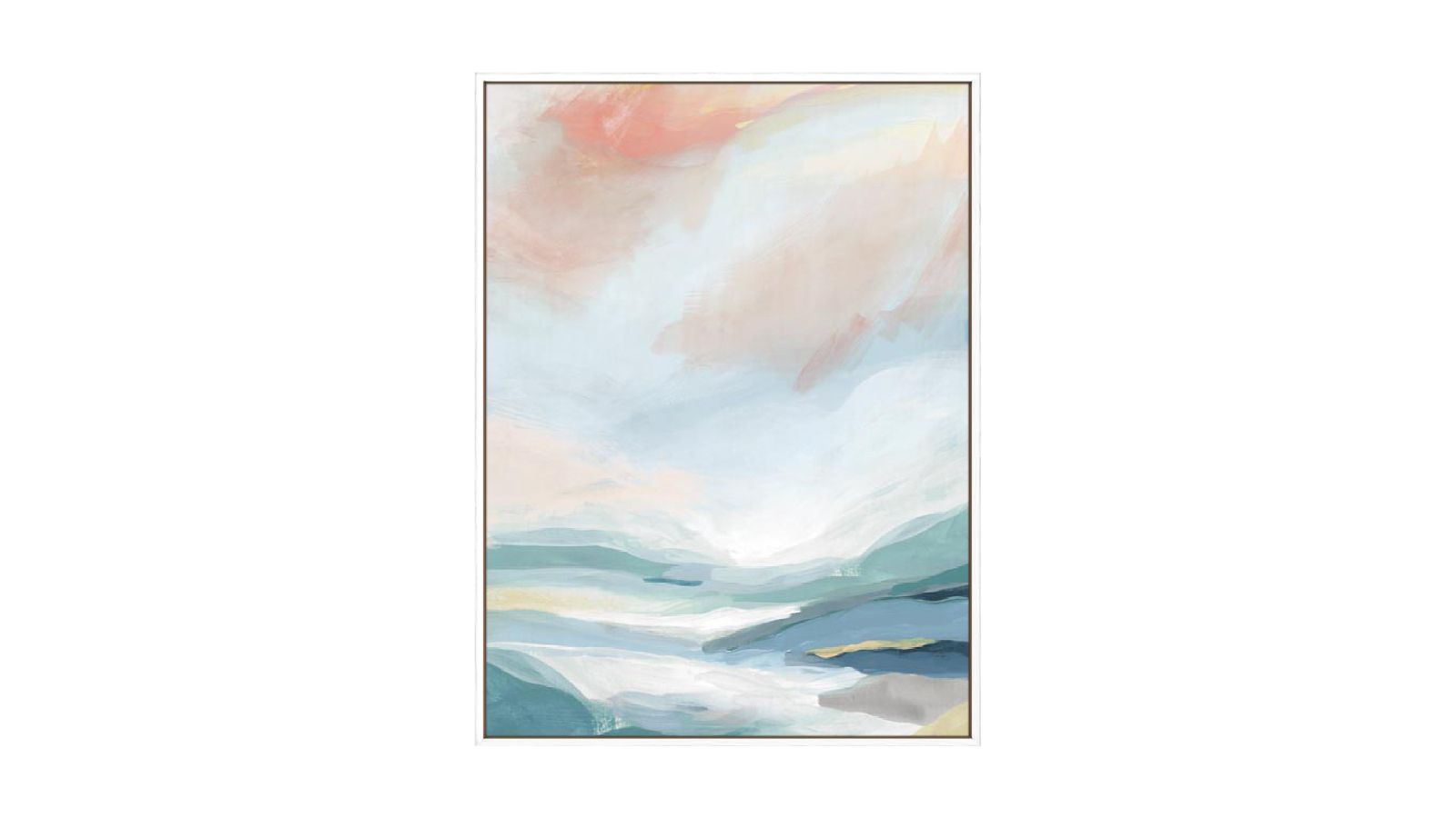 La Grolla Sweetness II White Gallery Wall Art - 83 x 63cm