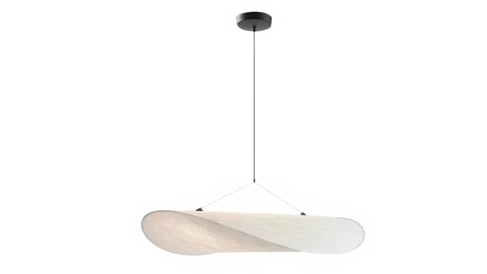 NNEOBA Silk Fabric Tense LED Ceiling Chandelier