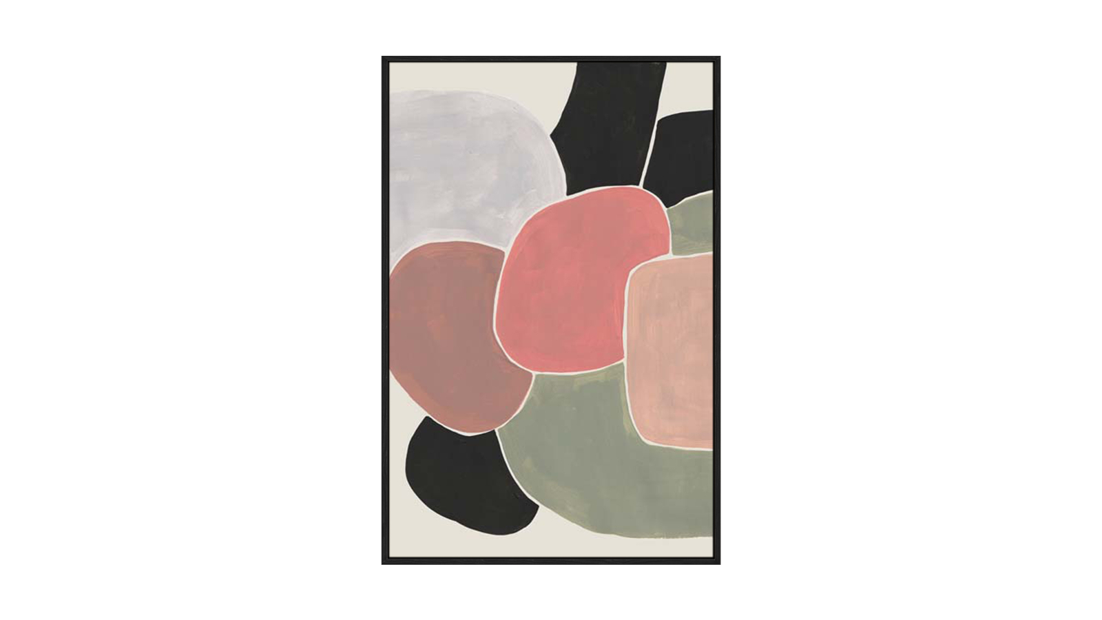 La Grolla Tazka Black Gallery Wall Art - 93 x 63cm