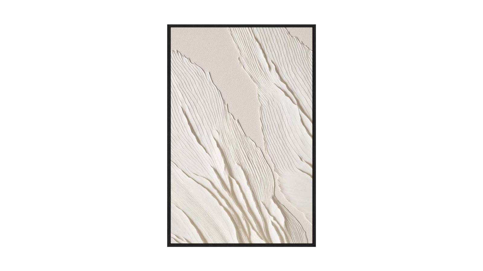 La Grolla Texture Rhapsody I Black Gallery Wall Art - 123 x 83cm