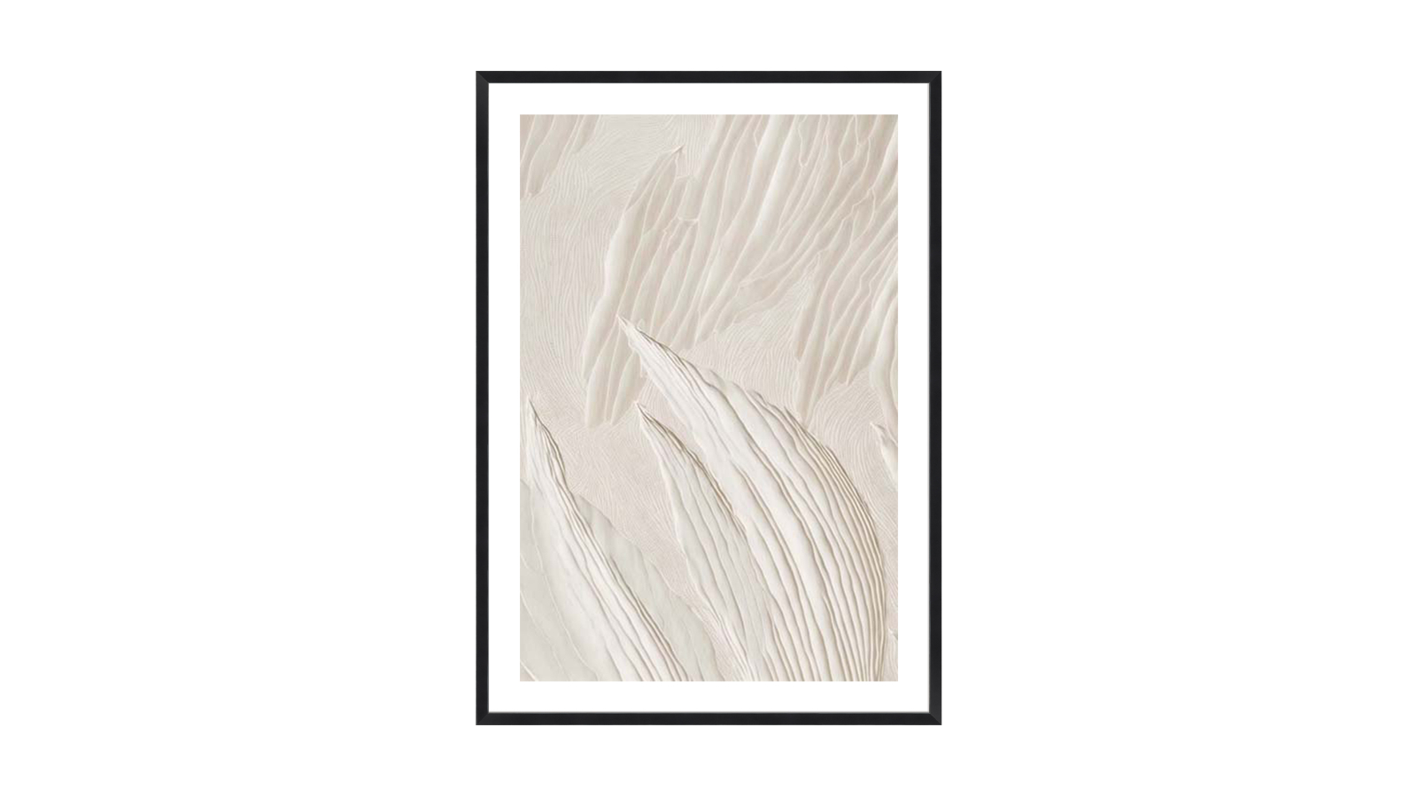La Grolla Texture Rhapsody II Black Frame Wall Art - 104 x 74cm
