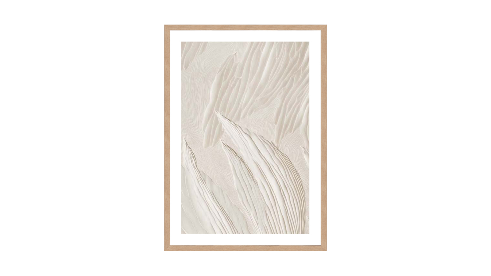 La Grolla Texture Rhapsody II Natural Frame Wall Art - 106 x 76cm
