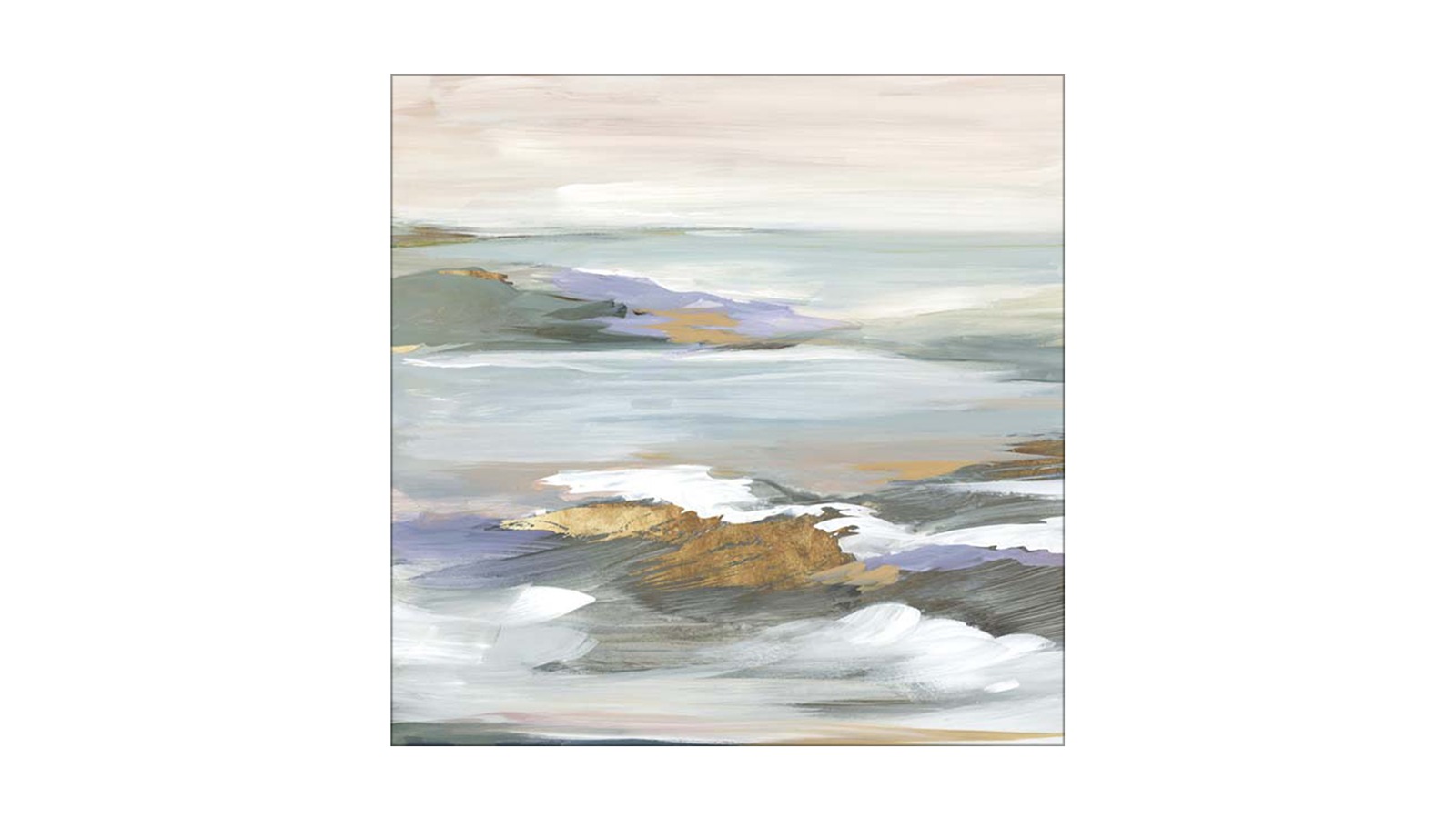 La Grolla The Silent Fountain I Unframed Canvas Wall Art - 120 x 120cm