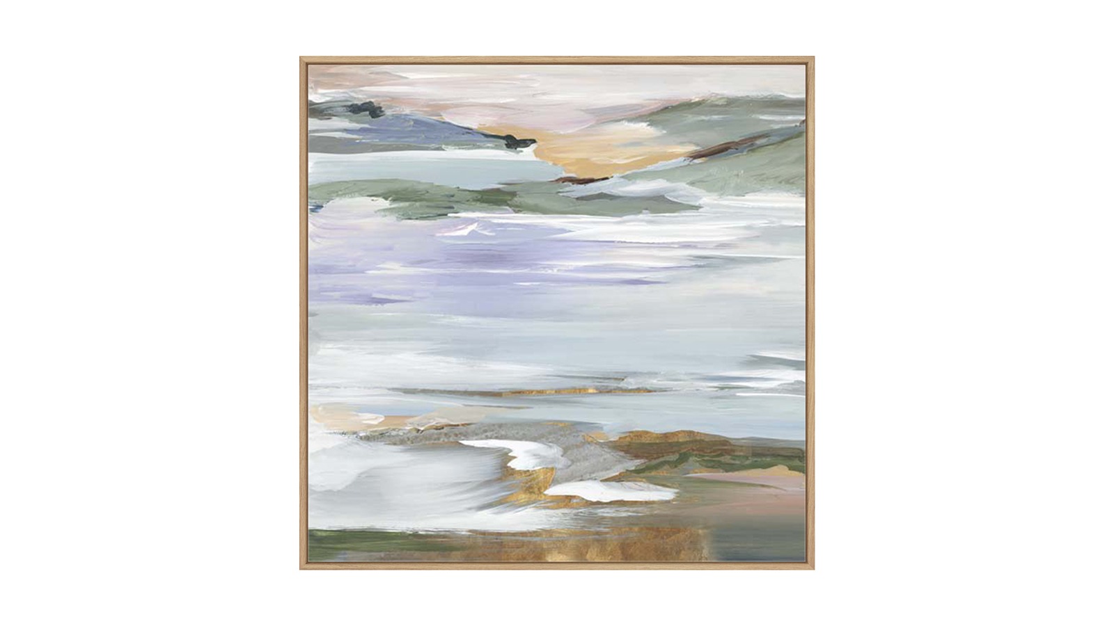 La Grolla The Silent Fountain II Natural Gallery Wall Art - 103 x 103cm