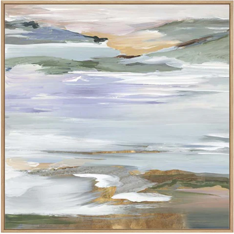 La Grolla The Silent Fountain II Natural Gallery Wall Art - 103 x 103cm