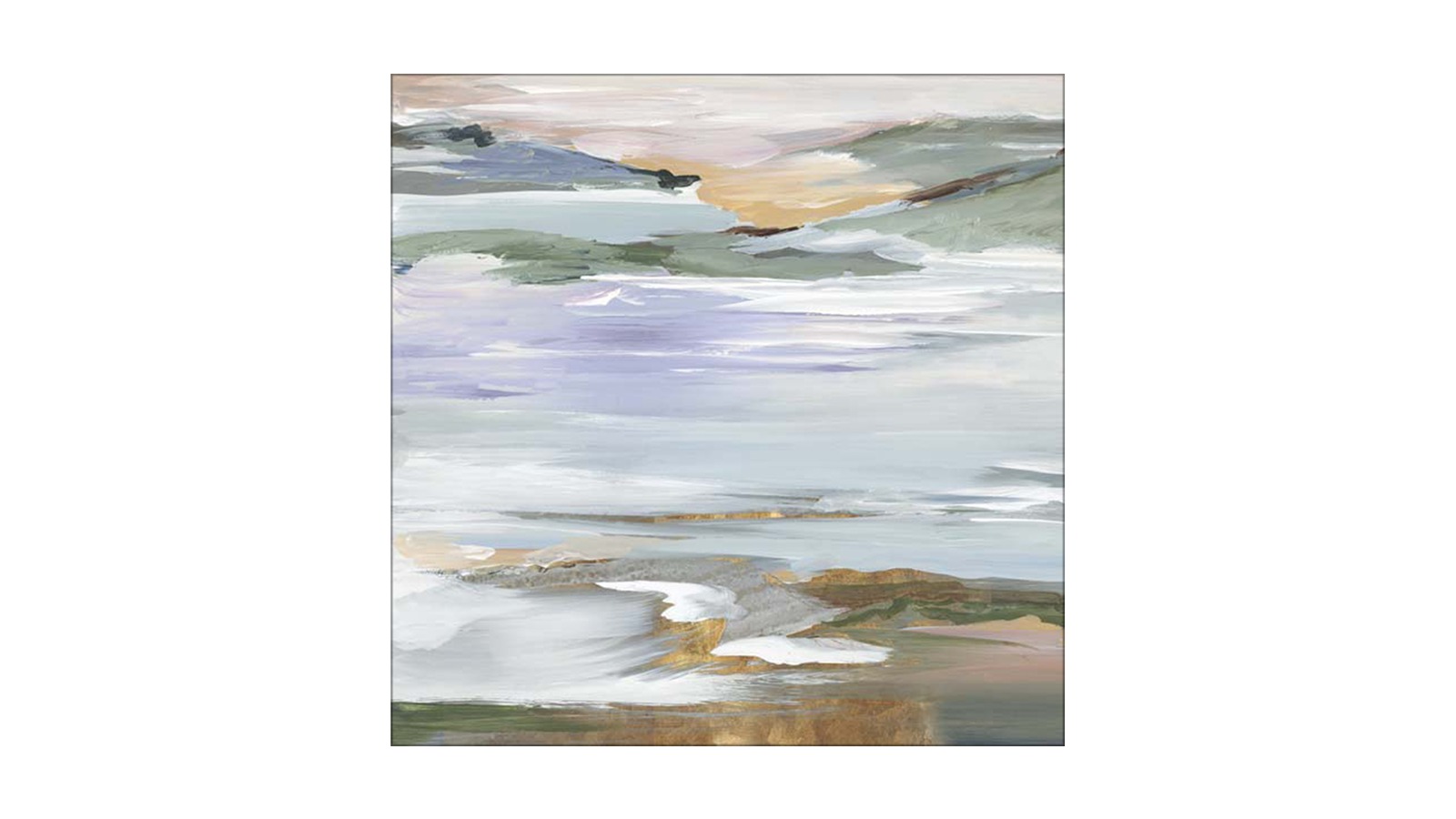 La Grolla The Silent Fountain II Unframed Canvas Wall Art - 64 x 64cm