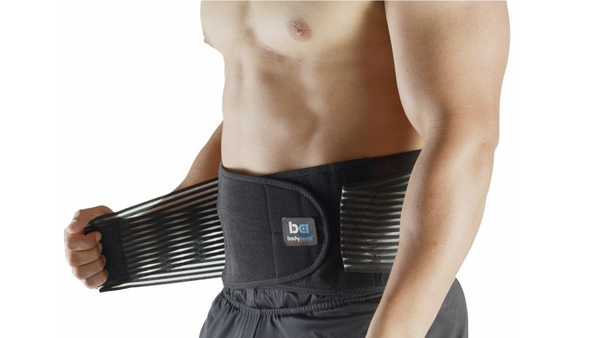 Bodyassist Black Power Pull Sacro Back Belt - Small