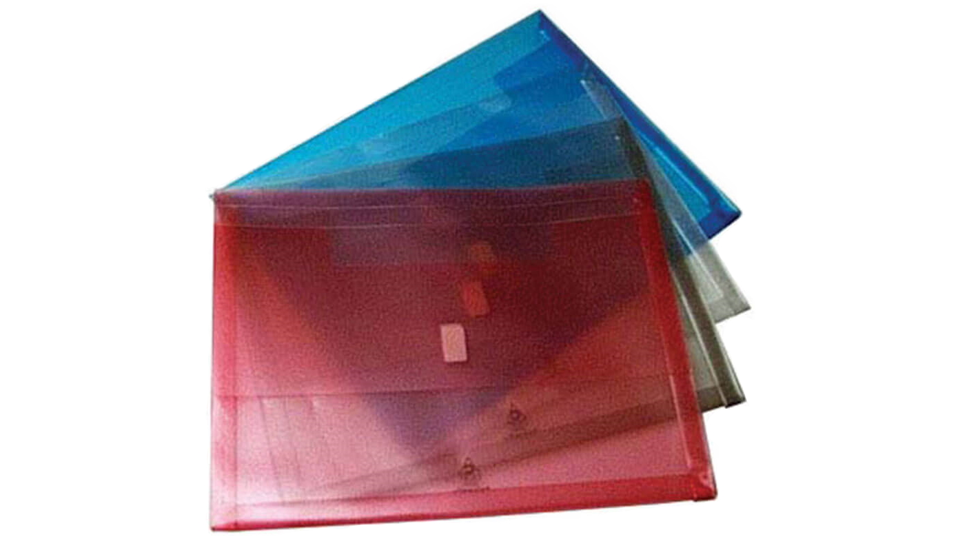 Colby 12-Pack Polywally A4 Document Wallet