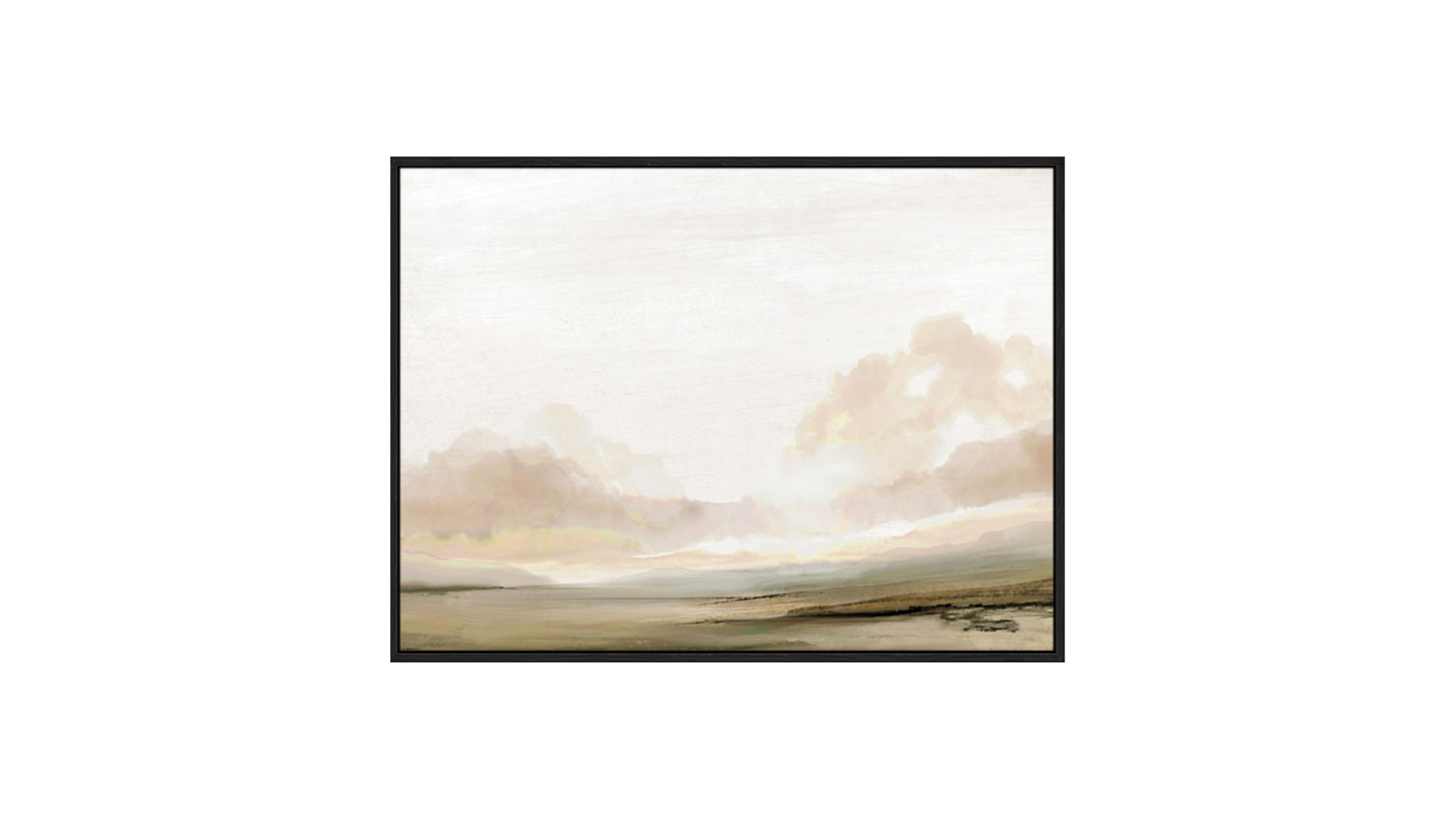 La Grolla the South Black Gallery Wall Art - 123 x 93cm