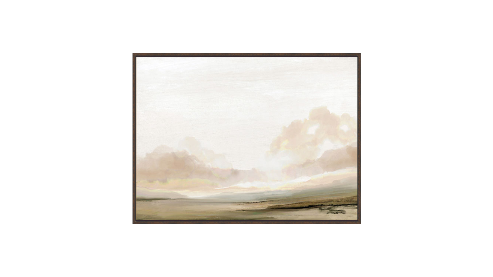 La Grolla the South Walnut Gallery Wall Art - 83 x 63cm