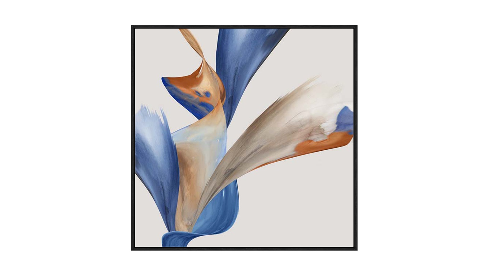 La Grolla Thinking Through Time II Black Gallery Wall Art - 67 x 67cm