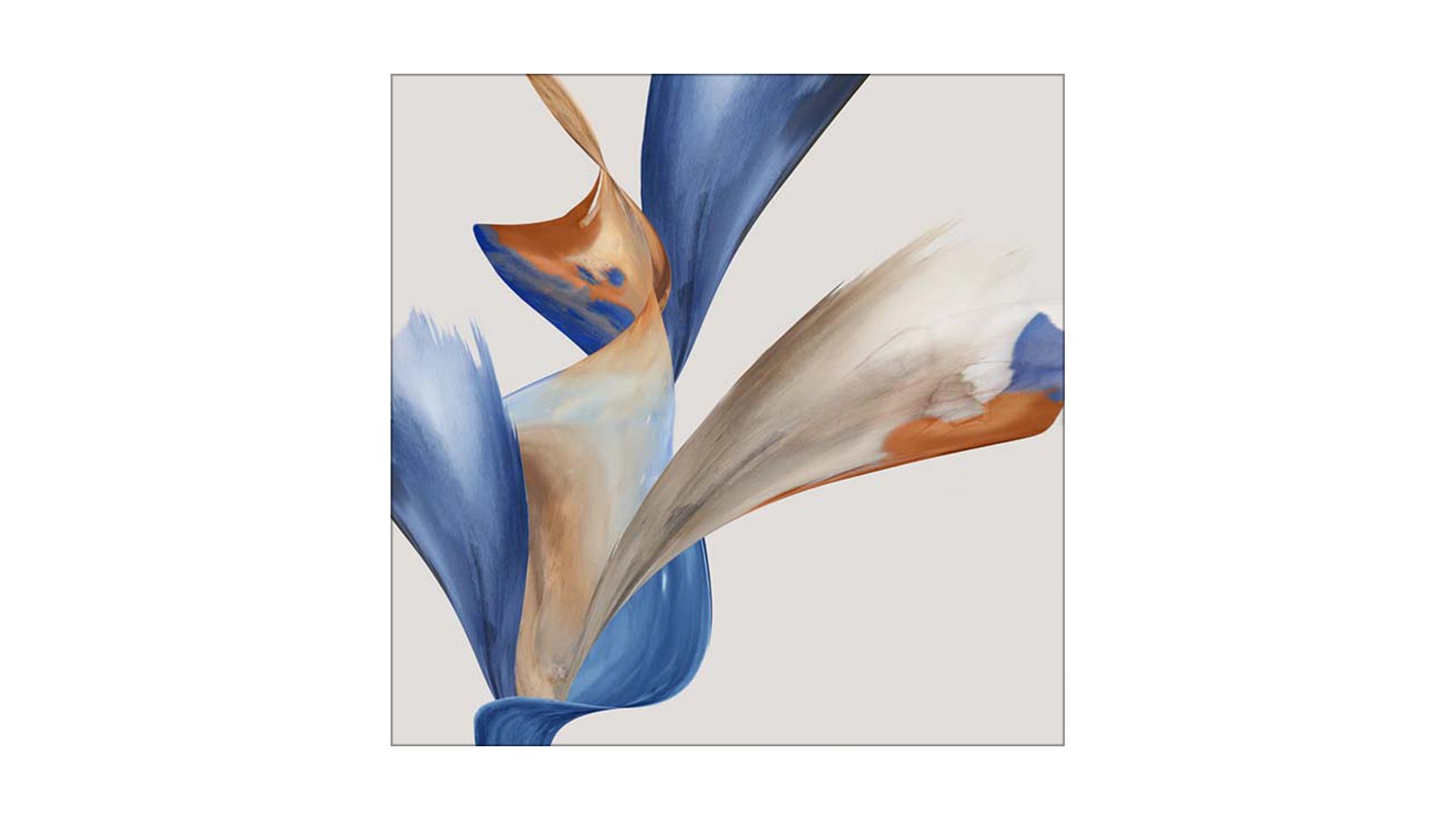 La Grolla Thinking Through Time II Unframed Canvas Wall Art - 64 x 64cm