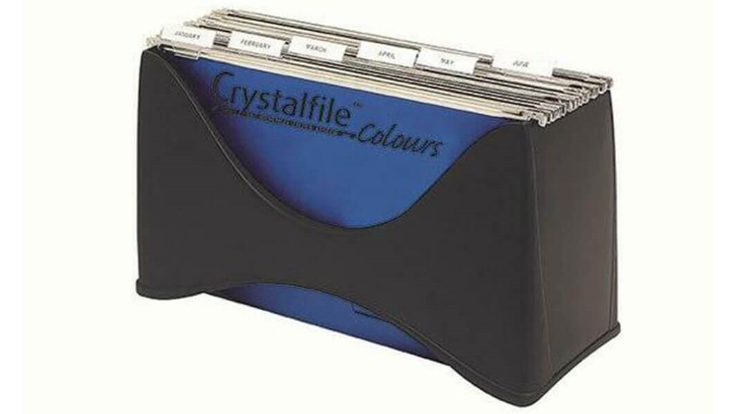 Crystalfile Enviro Desktop Filer - Black