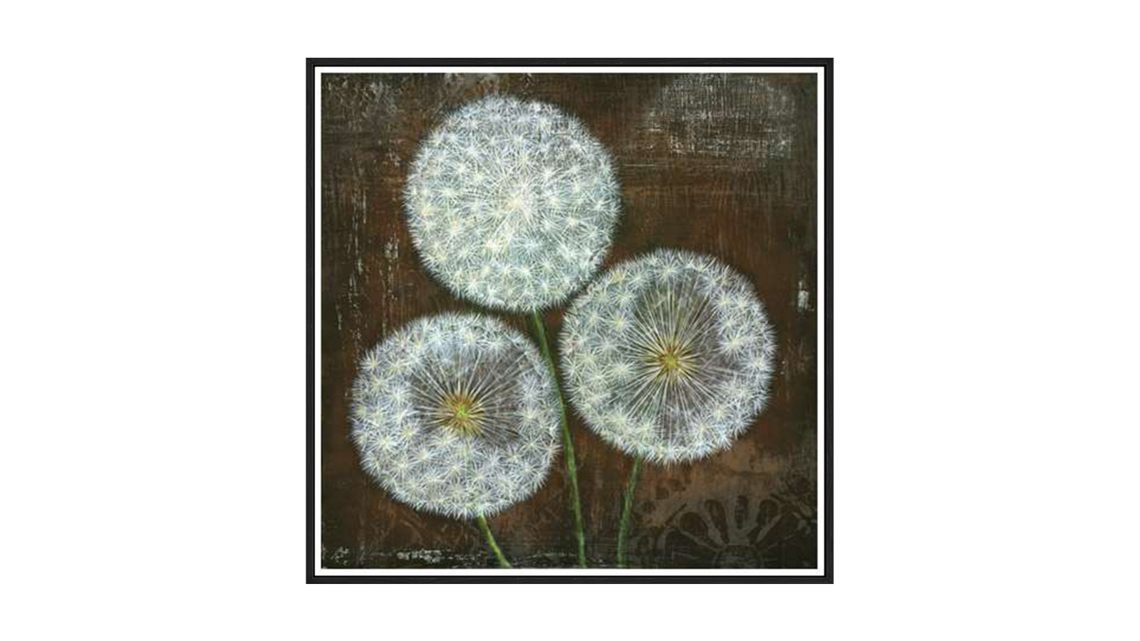 La Grolla Three Wishes Black Gallery Wall Art - 87 x 87cm