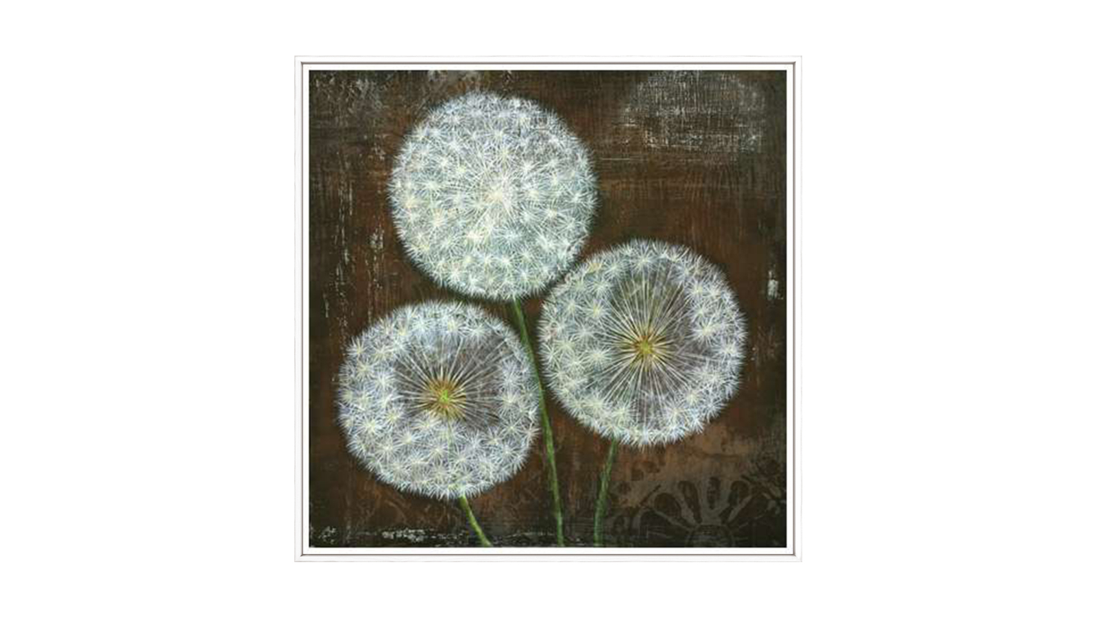 La Grolla Three Wishes White Gallery Wall Art - 103 x 103cm