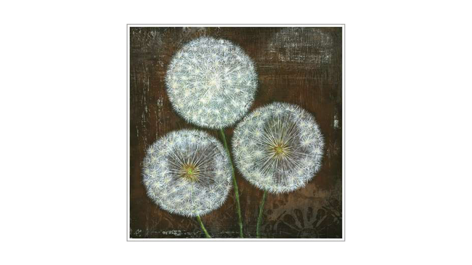 La Grolla Three Wishes Unframed Canvas Wall Art - 100 x 100cm
