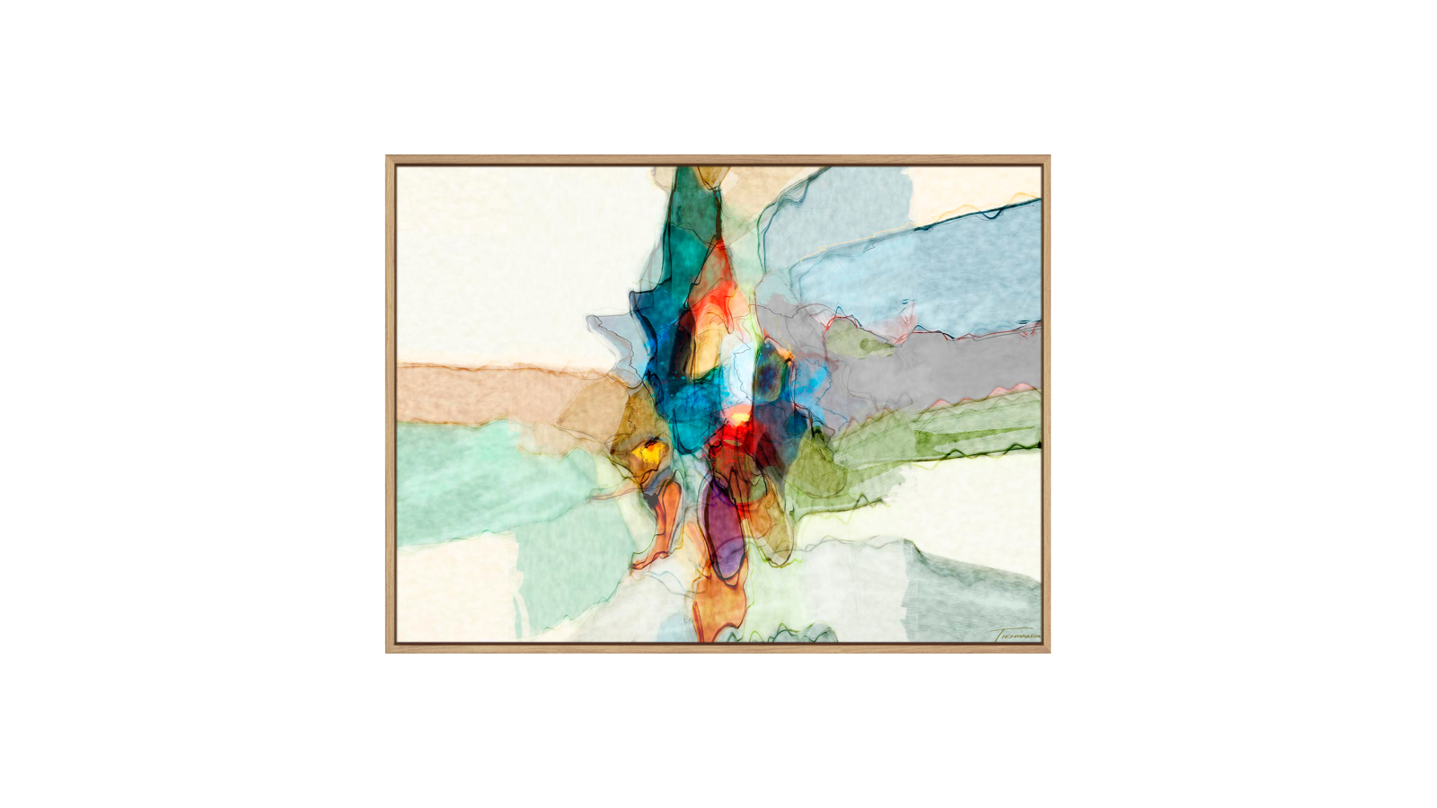 La Grolla Transformatio IV Natural Gallery Wall Art - 123 x 93cm