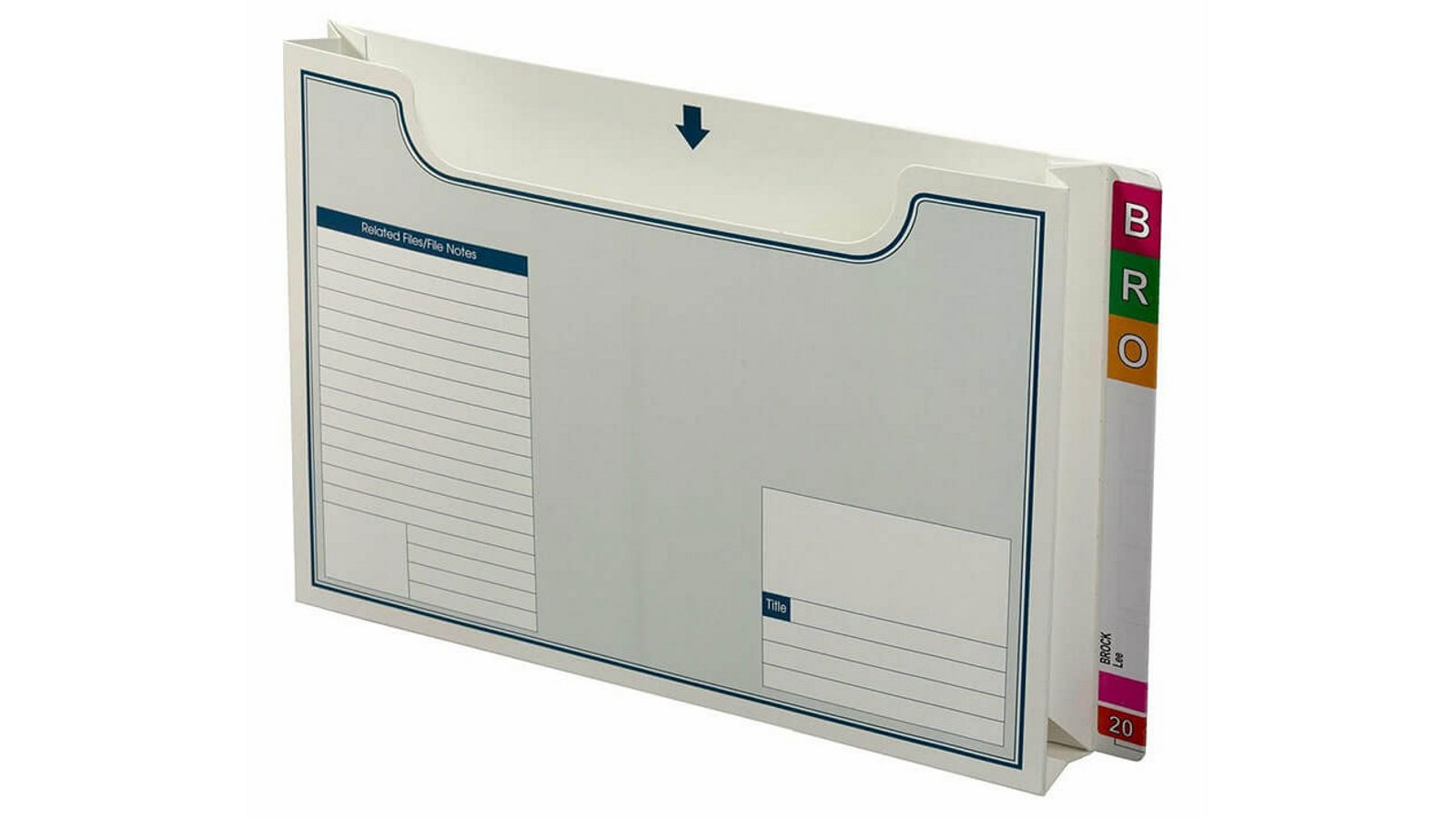 Avery Lateral Notes Open Top Wallet File 355x235mm - Pack of 20