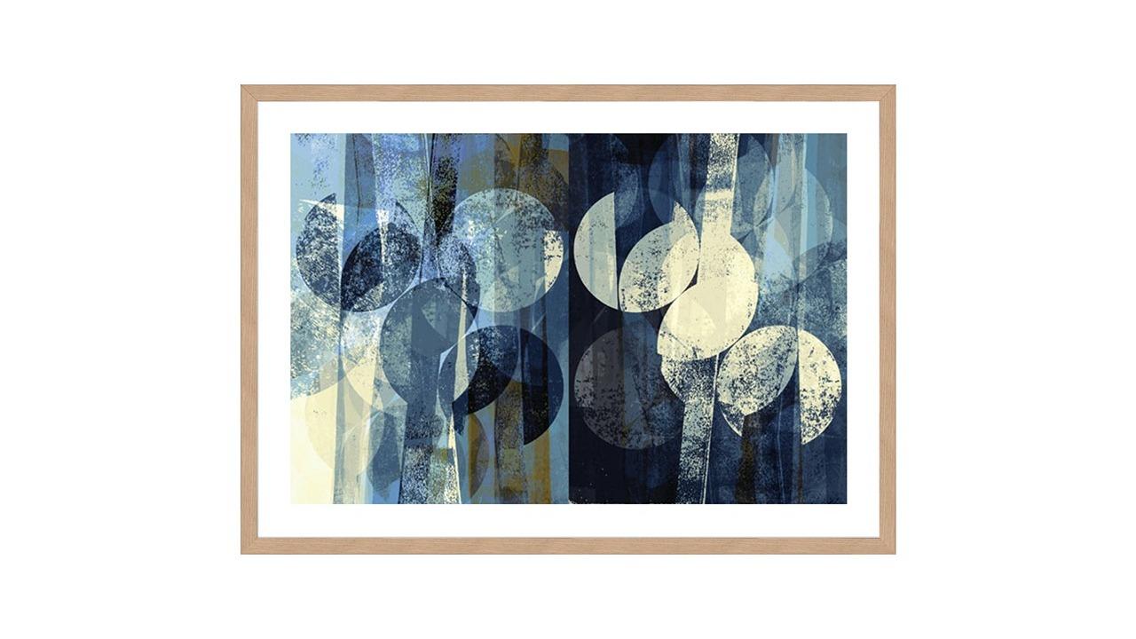 La Grolla Transformed 5. Natural Frame Wall Art - 106 x 76cm