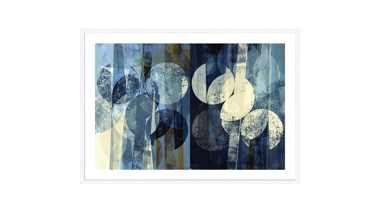 La Grolla Transformed 5. White Frame Wall Art - 74 x 54cm