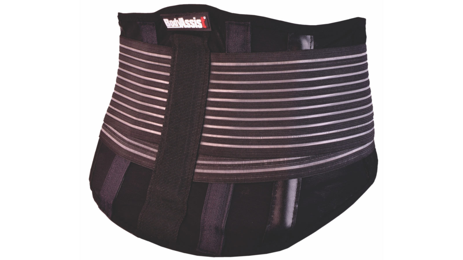Bodyassist Lightweight Black Sacro Elastic Back - Large